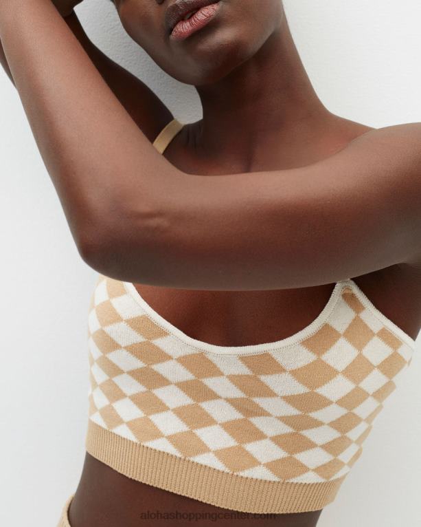 oprijet - bež pleten top ženske Alohas 0D4R8866