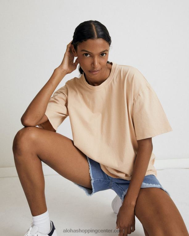 ohlapen - bež bombažni top ženske Alohas 0D4R8863