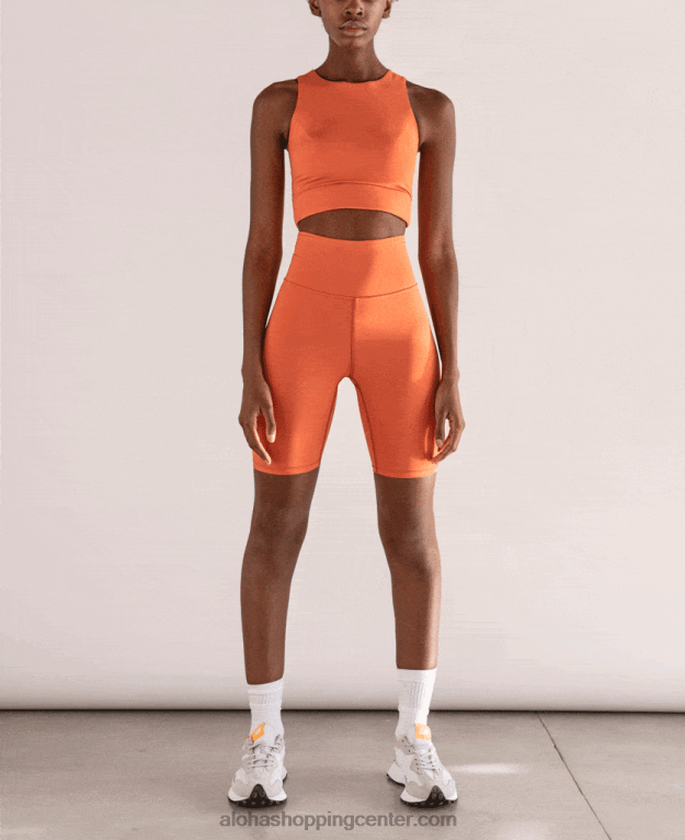 jedro - oranžne econyl pajkice ženske Alohas 0D4R8640