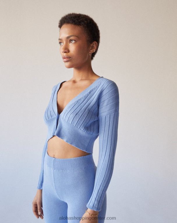 nežna - modra jopica ženske Alohas 0D4R8728