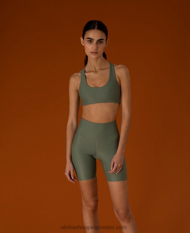 core kolesarske - zelene econyl kratke hlače ženske Alohas 0D4R8645