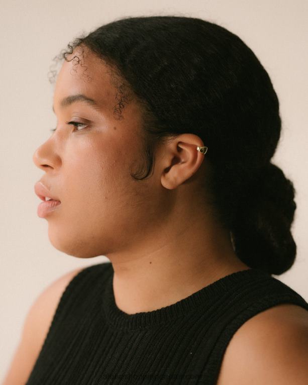 ineffable - zlate ušesne manšete ženske Alohas 0D4R81200