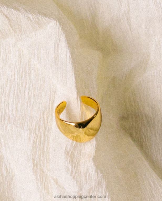 ineffable - zlate ušesne manšete ženske Alohas 0D4R81200