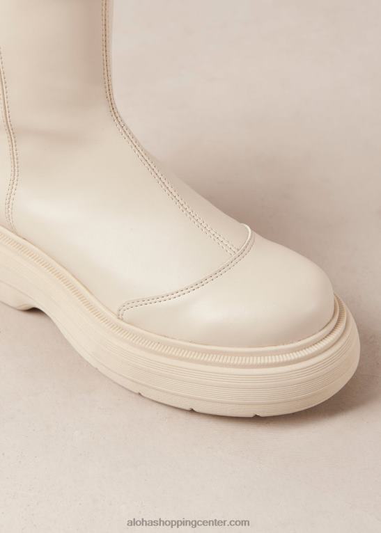 ink - beli veganski usnjeni škornji ženske Alohas 0D4R8270