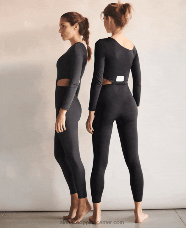 izrezan balerina - črn bodi ženske Alohas 0D4R8900