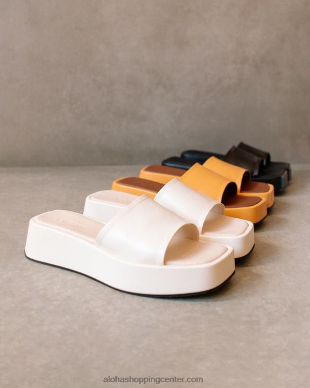 janice - oranžni veganski usnjeni sandali ženske Alohas 0D4R8403