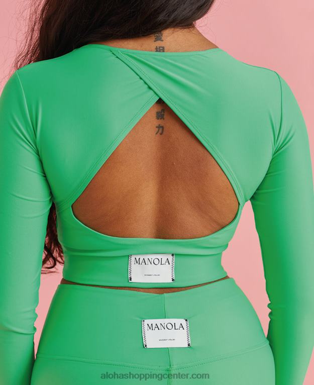 jedro - smaragdno zelen vrh ženske Alohas 0D4R8665