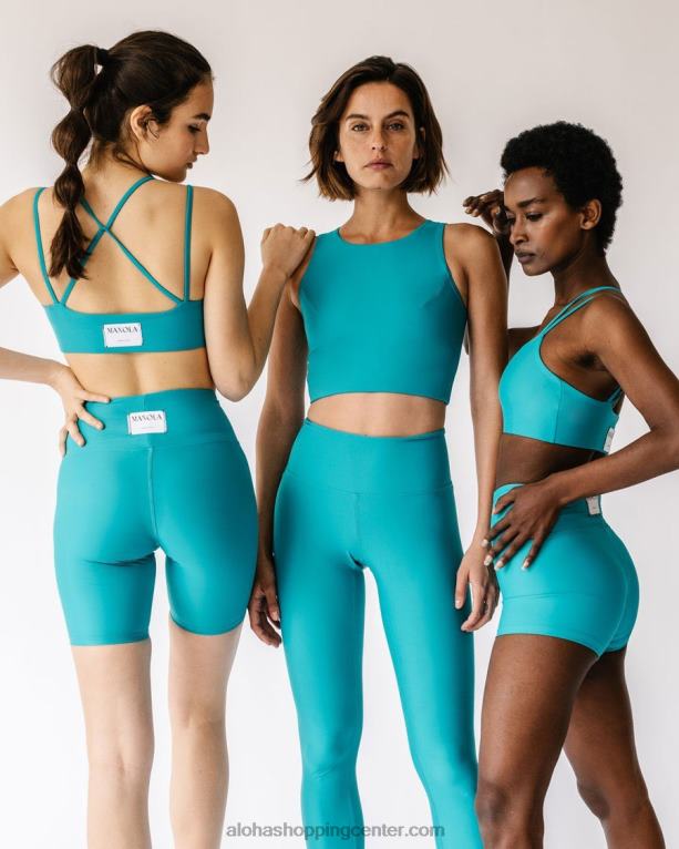 jedro - turkizno zelen econyl vrh ženske Alohas 0D4R8741