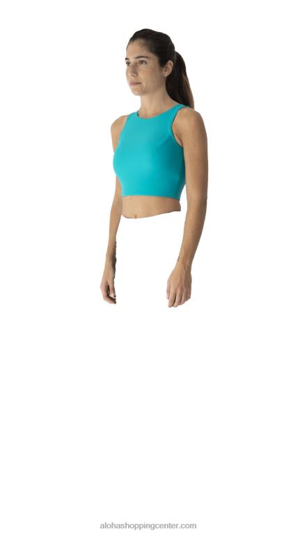 jedro - turkizno zelen econyl vrh ženske Alohas 0D4R8741