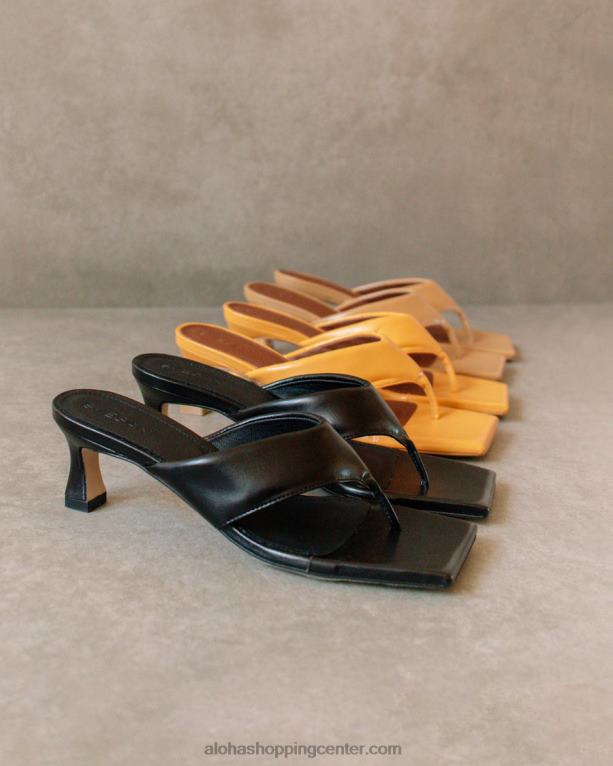 jolla - oranžni veganski usnjeni sandali ženske Alohas 0D4R8499