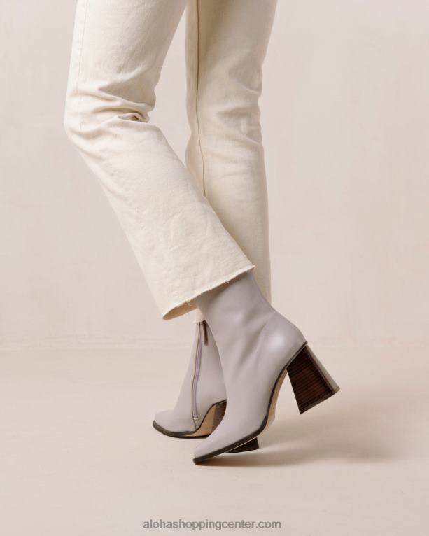 jug - lila usnjeni škornji ženske Alohas 0D4R8197