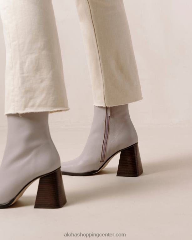 jug - lila usnjeni škornji ženske Alohas 0D4R8197