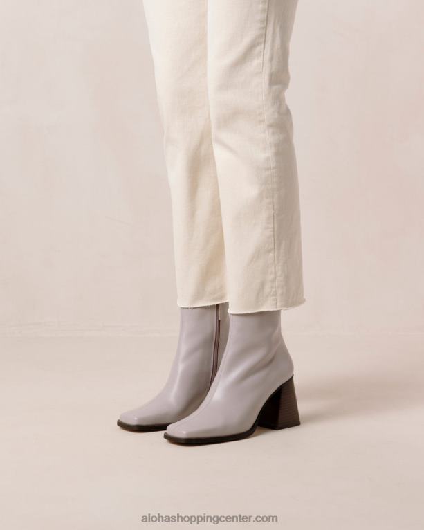 jug - lila usnjeni škornji ženske Alohas 0D4R8197