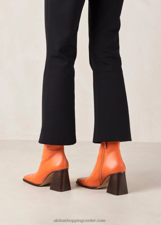 jug - svetlo oranžni usnjeni škornji ženske Alohas 0D4R8203