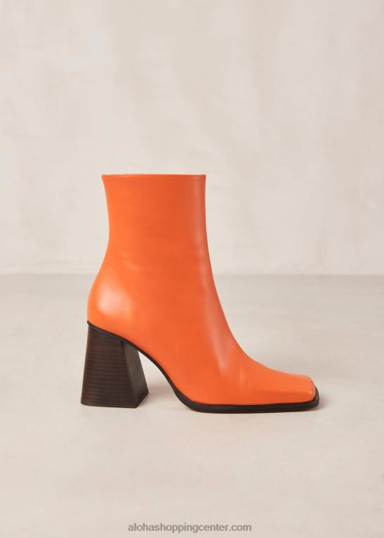 jug - svetlo oranžni usnjeni škornji ženske Alohas 0D4R8203