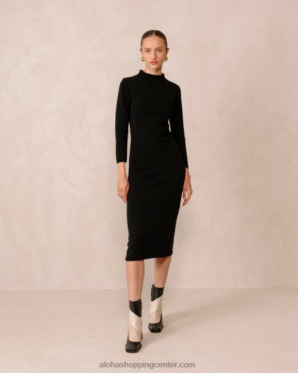 južni patchwork - črni in bež usnjeni škornji ženske Alohas 0D4R8207