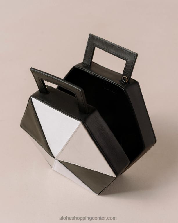 k - večbarvna usnjena torba ženske Alohas 0D4R81044