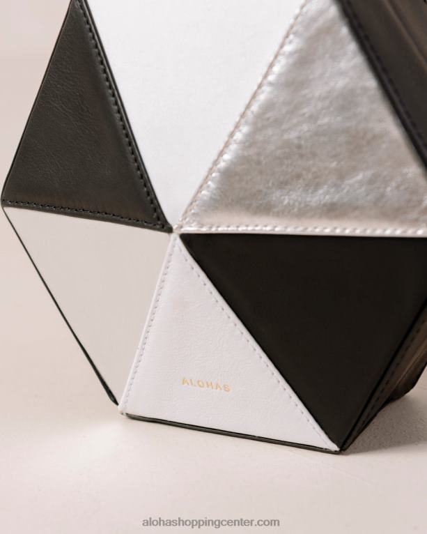 k - večbarvna usnjena torba ženske Alohas 0D4R81044