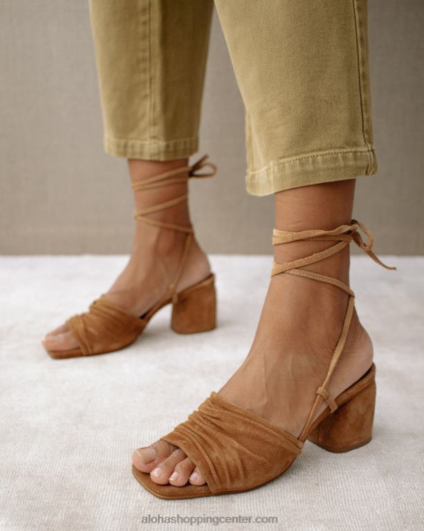 kahlo - rjavi usnjeni sandali ženske Alohas 0D4R8494