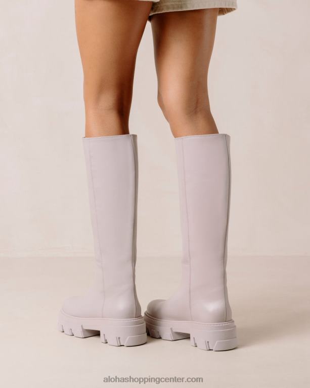 katiuska - vijolični usnjeni škornji ženske Alohas 0D4R8103