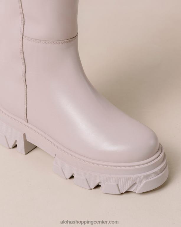 katiuska - vijolični usnjeni škornji ženske Alohas 0D4R8103