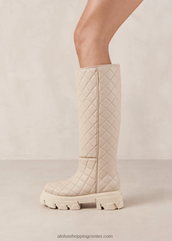 katiuska goal digger - beli usnjeni škornji ženske Alohas 0D4R898