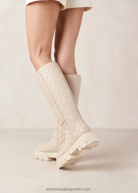 katiuska goal digger - beli usnjeni škornji ženske Alohas 0D4R898