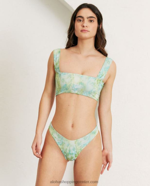kite - zeleni spodnji del bikinija iz recikliranega najlona ženske Alohas 0D4R8928