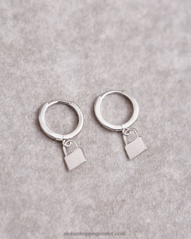 ključavnica - srebrni uhani ženske Alohas 0D4R81193