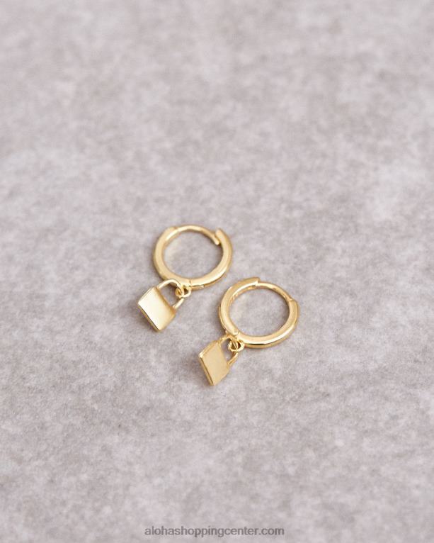 ključavnica - zlati uhani ženske Alohas 0D4R81194