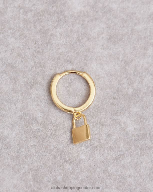 ključavnica - zlati uhani ženske Alohas 0D4R81194