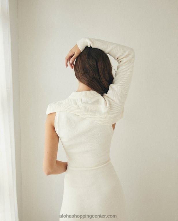 kreator - beli pleteni vrh ženske Alohas 0D4R8875