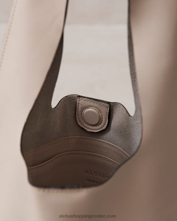 l - bela usnjena torbica ženske Alohas 0D4R81097