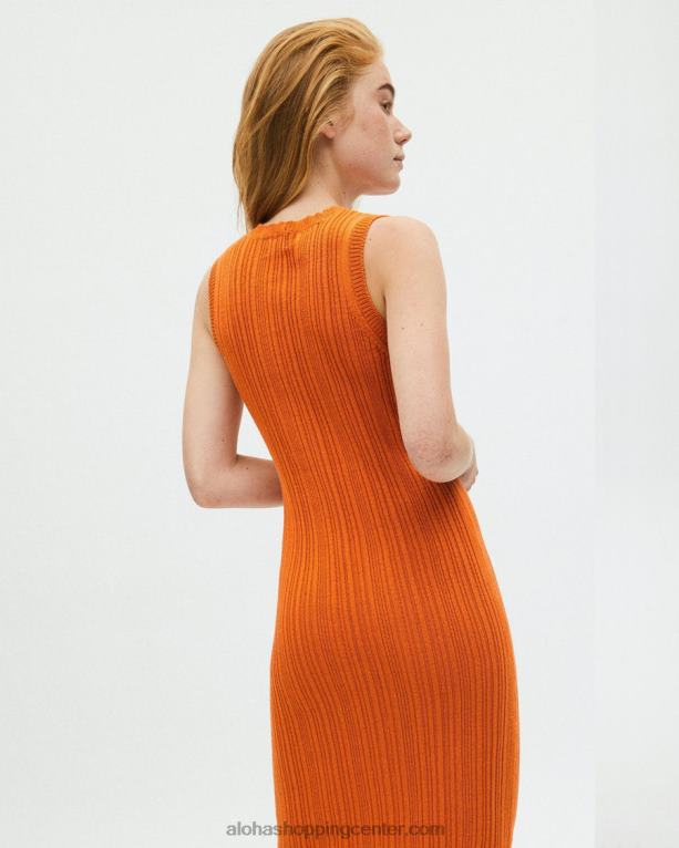 lahka - oranžna obleka ženske Alohas 0D4R8618