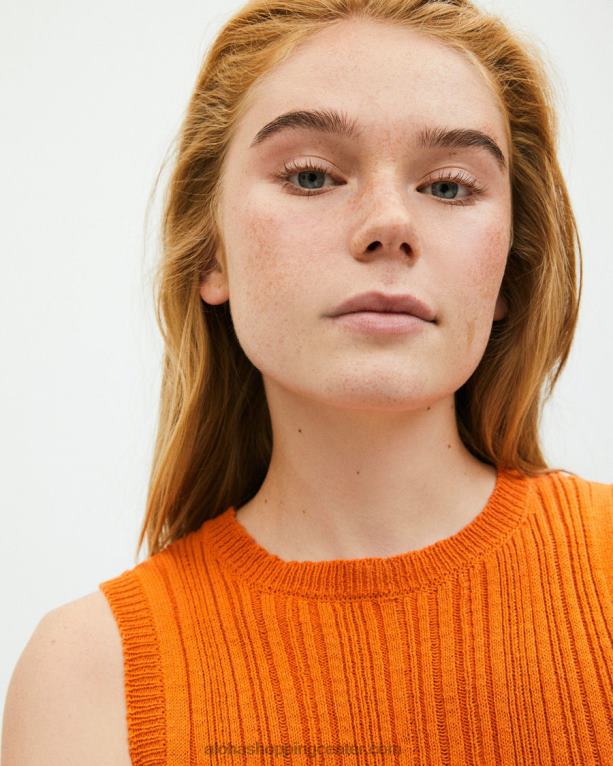 lahka - oranžna obleka ženske Alohas 0D4R8618