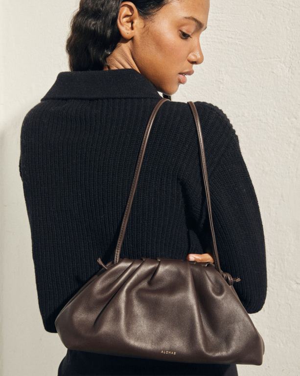 letalo - črn pleten top ženske Alohas 0D4R8694