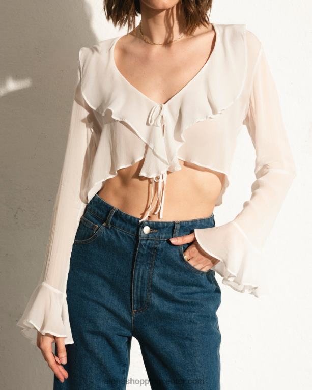 linn - beli vrh ženske Alohas 0D4R81013