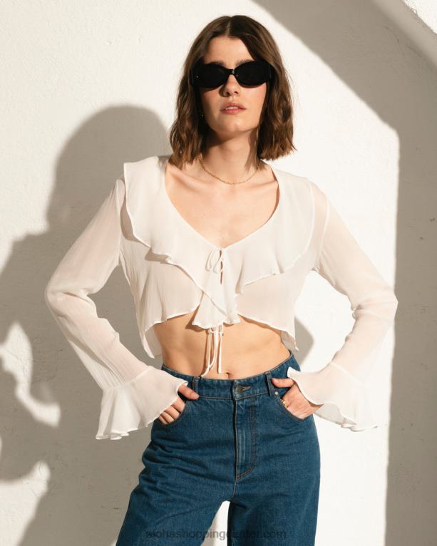 linn - beli vrh ženske Alohas 0D4R81013