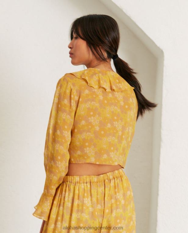 linn - rumeni večbarvni vrh ženske Alohas 0D4R81014