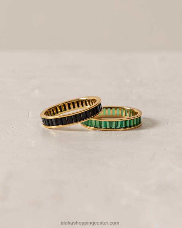 lucuma - zlat in črn prstan ženske Alohas 0D4R81104