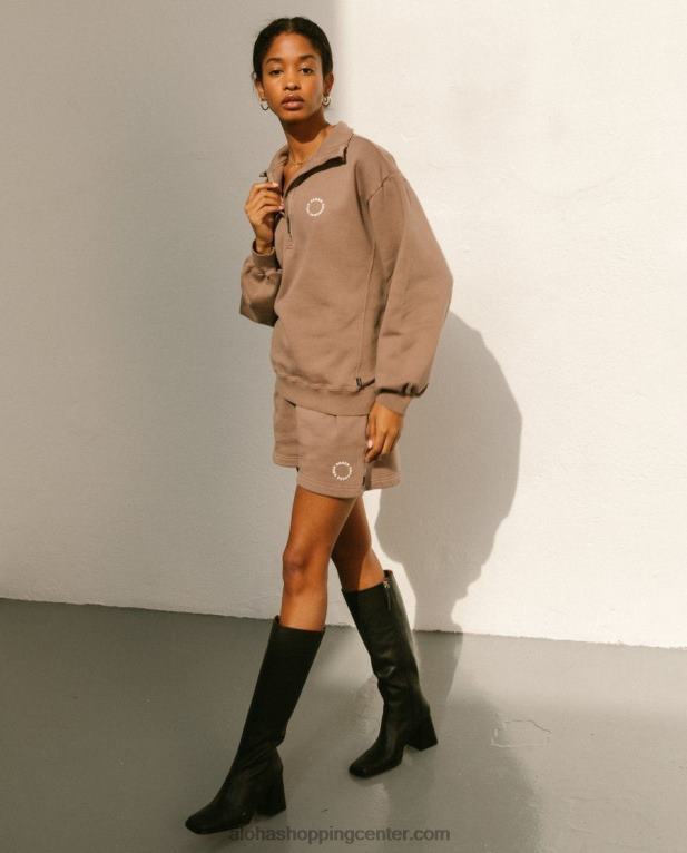 macchiato - rjav bombažni vrh ženske Alohas 0D4R8922