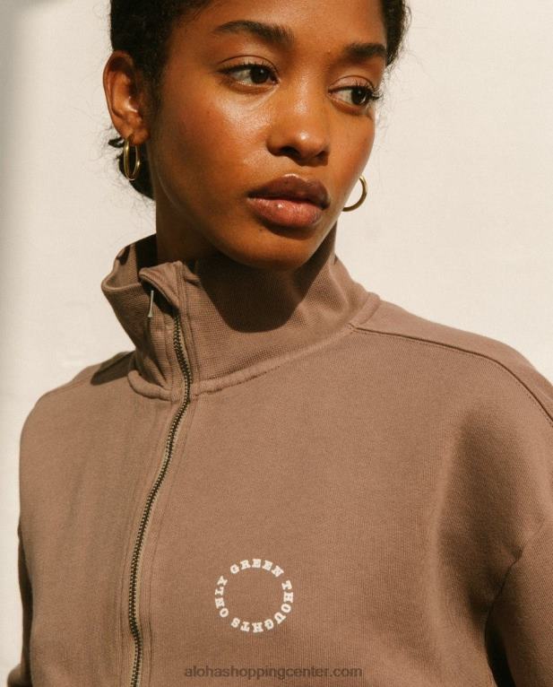 macchiato - rjav bombažni vrh ženske Alohas 0D4R8922