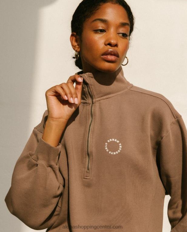 macchiato - rjav bombažni vrh ženske Alohas 0D4R8922