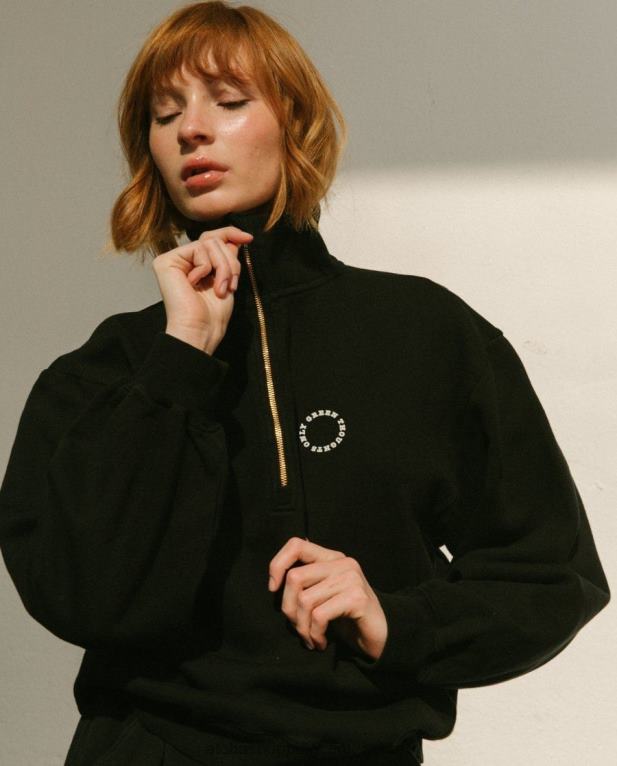 macchiato - črna bombažna jopica ženske Alohas 0D4R8921