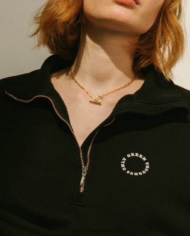 macchiato - črna bombažna jopica ženske Alohas 0D4R8921