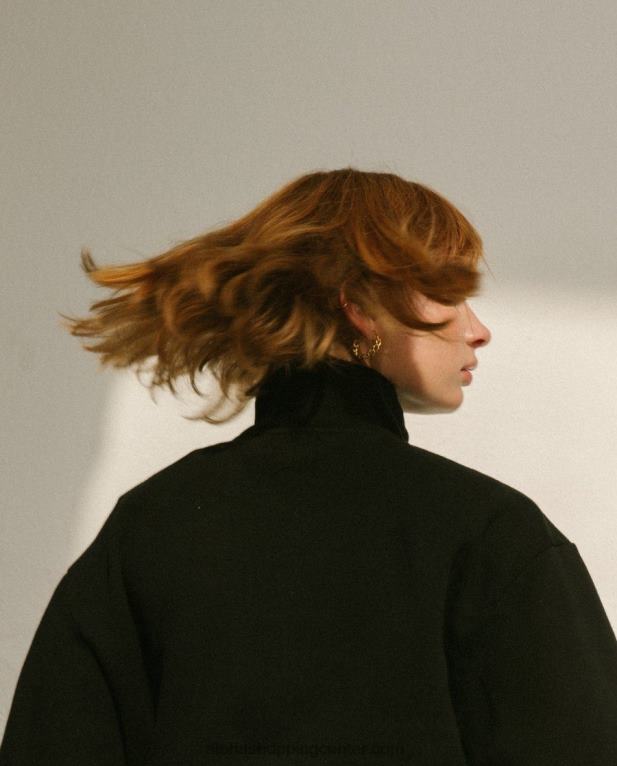 macchiato - črna bombažna jopica ženske Alohas 0D4R8921