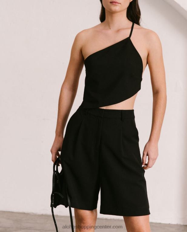 melodrama - črn bombažni top ženske Alohas 0D4R8810