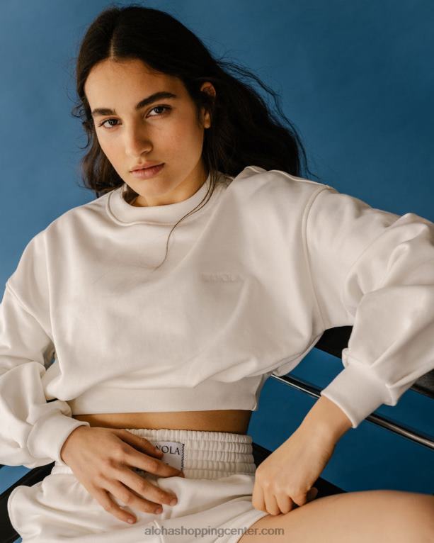 menina - bel bombažni pulover ženske Alohas 0D4R8940