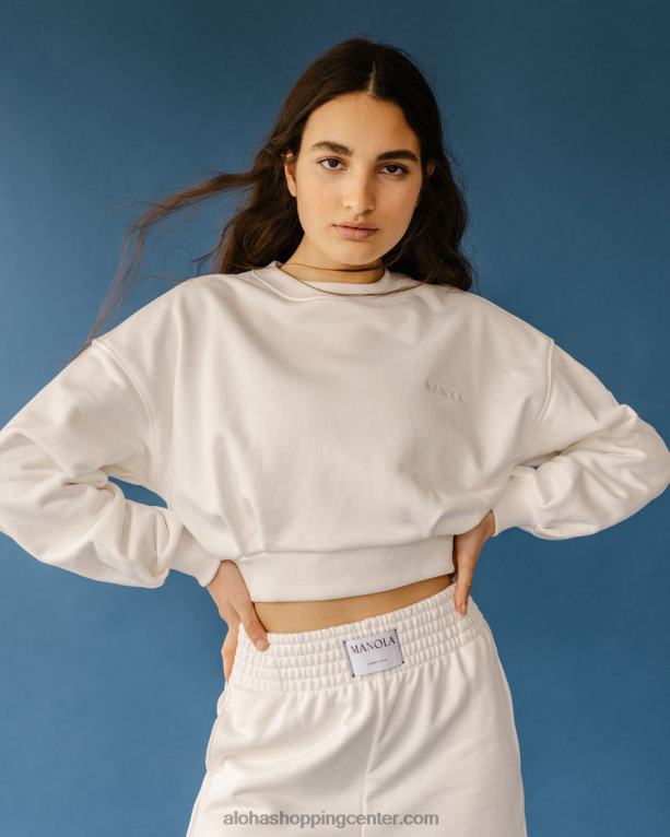 menina - bel bombažni pulover ženske Alohas 0D4R8940