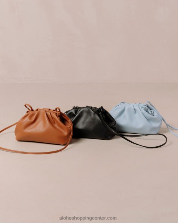 mini d - rjava usnjena torbica ženske Alohas 0D4R81157